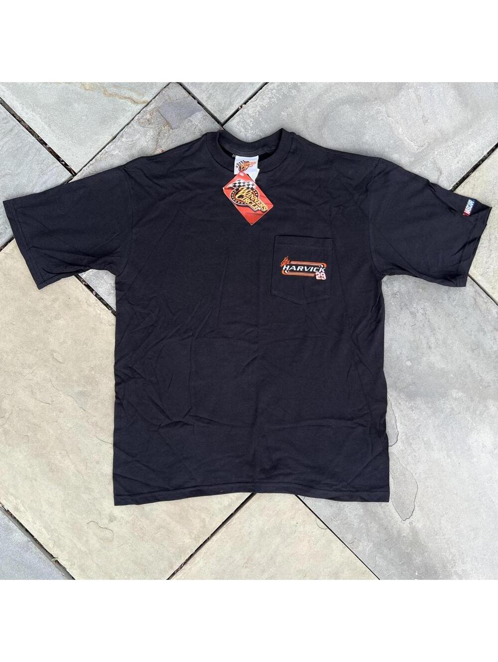 Y2K 2002 NWT Deadstock NASCAR Harvick 28 Racing T-shirt